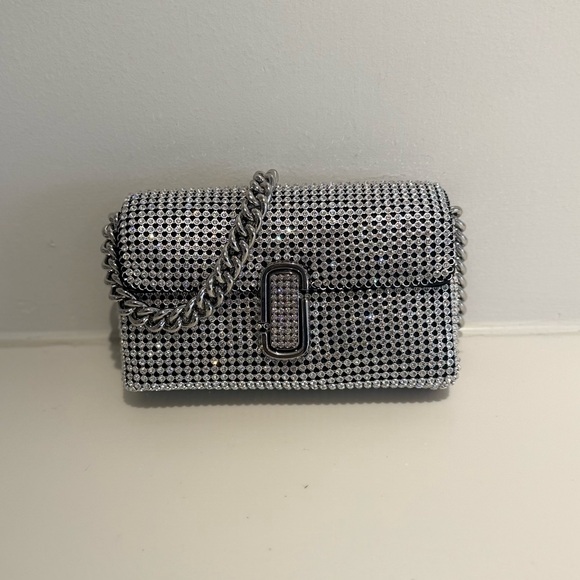 NWT Marc Jacobs mini J Marc shoulder bag crystals